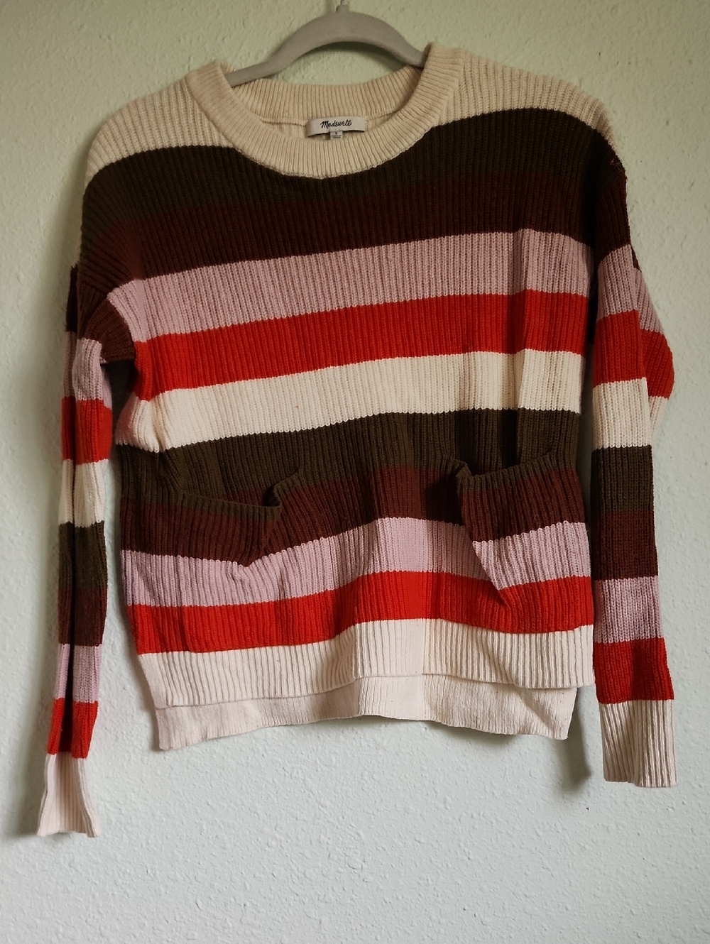 Madewell Striped Sweatshirt